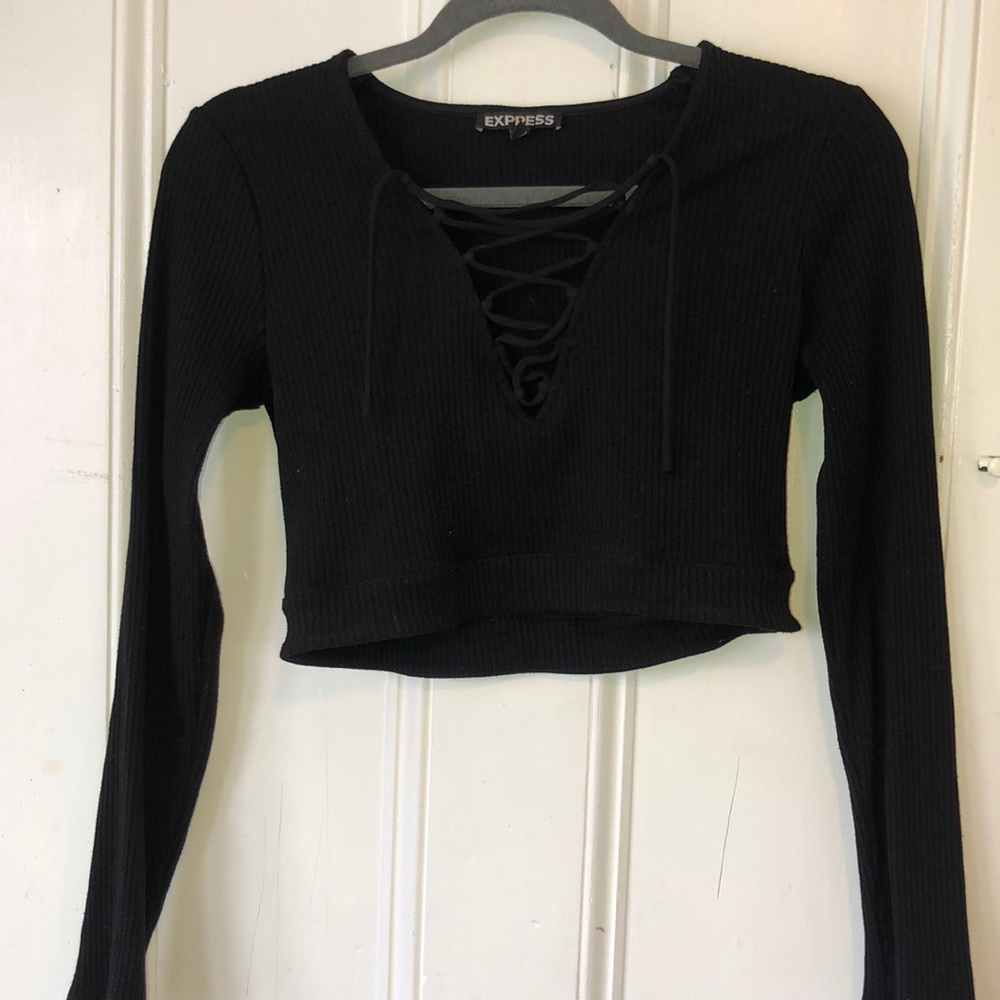 Long Sleeve Crop Top